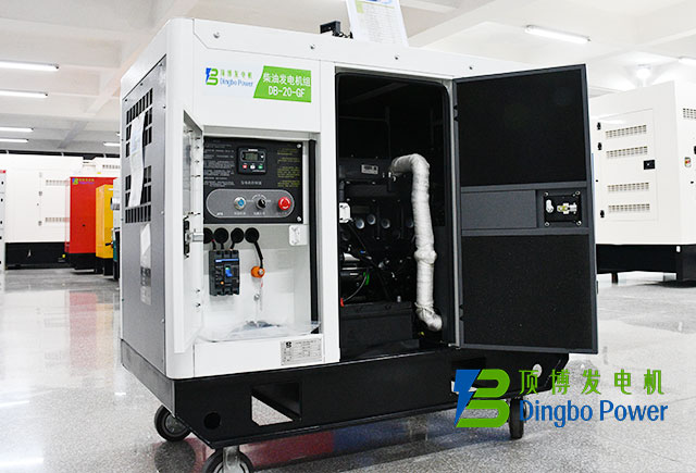 上柴20kW静音箱式广西顶博发电机组制造5